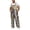 R9-Brown, variant on Men's Camo Bibs Overalls Adjustable Straps Decayed Leaf Print Wide Leg Overall with Cargo Pockets Camouflage Jumpsuit Hunting Fishing Outdoor Camping Work Clothes