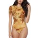 thumbnail image 1 of Balery Not All Those Who Wander Are Lost2 Body de cuello redondo de manga corta para mujer Tops de manga corta Tops básicos-XX-Large, 1 of 7