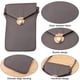 thumbnail image 3 of Pequeños monederos cruzados para teléfono celular para mujer, bolsos tipo cartera para teléfono celular con bolsillo para monedas, gris oscuro, 3 of 5