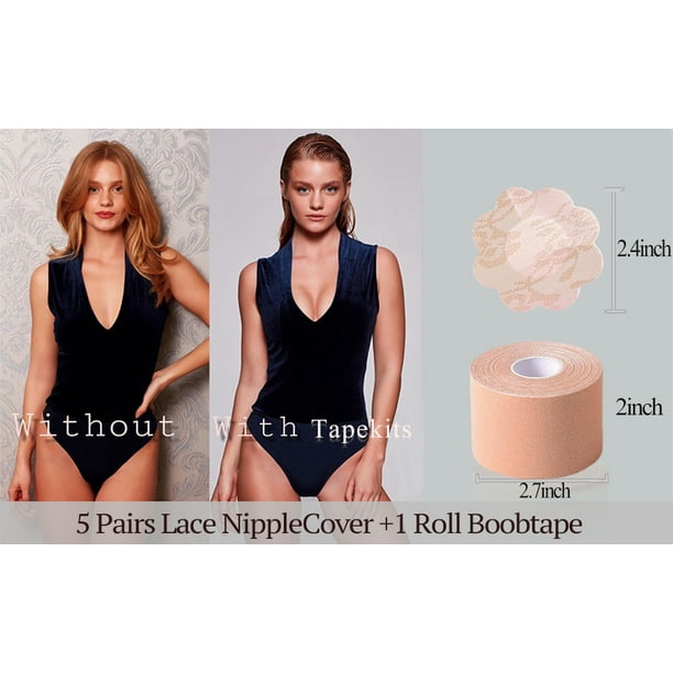 Boob Tape, Booby Tape For Large Breasts Invisible Body Tape