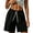 Black, variant on Tqcoqu Plus Size Shorts for Women High Waisted Casual Drawstring Summer Sweat Shorts Elastic Waist Wide Leg Fashion Outfit with Pockets,Black Women's M-XXXXXL