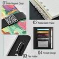 thumbnail image 4 of Premium Faux Leather Notebook - Refillable, Multi-Functional Organizer, 23.3x17cm, All-Season Use，Monkey, 4 of 6