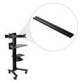 thumbnail image 4 of Yescom NexusX X-P Monitor Holding Pole Dual Monitor Arm for PC Mobile Cart Medical Trolley Cart Black, 4 of 6