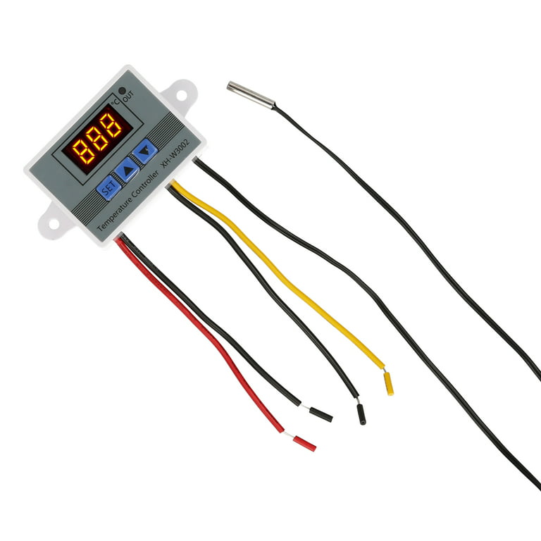 XH-W3001 DC 12V 120W Digital Display LED Temperature Controller with  Thermostat Control Switch Probe