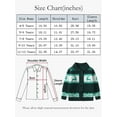 thumbnail image 6 of Fdqin Boys Christmas Sweater Cardigan Girls Reindeer Snowflake Collared Knitted Sweaters Kids Button Down Ugly Christmas Cardigans Green 4-5 Years, 6 of 11