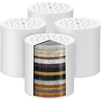 4 Pack 20 Stage Shower Filter,Replacement Shower Cartridge Filter with Vitamin C, Shower Head Replacement Filter for Hard Water