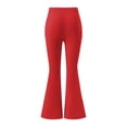 thumbnail image 5 of Fmbrln Womens Yoga Pants Stretchy Workout Gym Pants Fashion Bow Print Casual Flare Leg Pants, 5 of 7