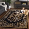 thumbnail image 4 of Safavieh Heritage Cleves Oriental Wool Area Rug, Black, 2' x 3', 4 of 13