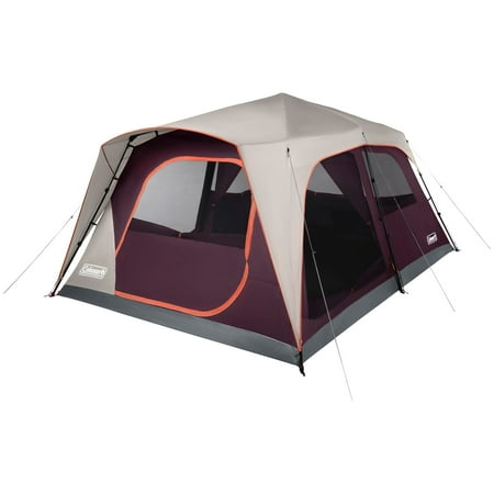 Coleman Skylodge 12-Person Instant Camping Tent, Blackberry