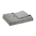 Mainstays Super Soft Polyester Plush Blanket, Light Grey, King 102"X90