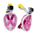 thumbnail image 5 of Lightahead 180° Full Face Snorkel Diving Mask (GoPro Compatible) (L/XL - Pink), 5 of 7