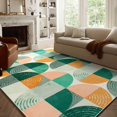 thumbnail image 2 of GUUCHA 4'x6'Area Rugs Geometric Boho Rugs for Living Room Bedroom Non-Slip Carpet,Green, 2 of 7