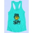thumbnail image 3 of Graffiti Style Melty Face Racerback Tank Women -Image by Shutterstock, Female x-Large, 3 of 4