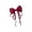 A, variant on Headflower Tassel Ball Ribbon Bow Hair Clip, Fairy Sweet Hairpin for Women and Girls, White, Hair Accessory Headpiece