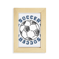 thumbnail image 1 of Marco de Foto de Madera Dibujo de Futbol 5x7 pulgadas, 1 of 4