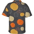 thumbnail image 2 of Black Grey Gold Marble Mens Hawaiian Shirt Short Sleeve Casual Button Up Tropical Summer Beach Shirt, 2 of 9