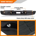 thumbnail image 2 of Complete Rear Step Bumper For 1999-2007 for Chevy for Silverado for GMC for Sierra 1500 Black, 2 of 4