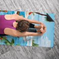thumbnail image 5 of Santa Claus Yoga Mat Towel with Storage Bag - 72.8"x26.8" for Yoga, Pilates, Fitness - Includes Yoga Blanket and Towel, 5 of 6