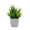 Square pot spring grass, variant on Artificial Plant Milan Leaves, Realistic Faux Potted Plant for Indoor Decor, Square Pot, 1pc