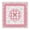 #A01-H, variant on Mahjong Mat - Elegant Pink with Lace Trim | Non-Slip Rubber Gaming Mat & Noise Reducer | for Mahjong Tiles, Poker, Cards, Dominoes, Board Games | 31.5x31.5 Inch