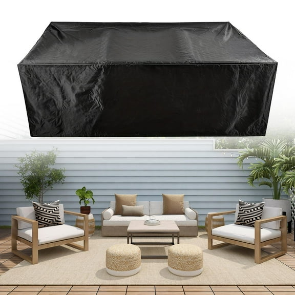 Protección de cubiertas para muebles de patio, cubierta resistente a la decoloración para juegos de comedor, fundas para muebles de exterior para sofá 180cmx120cmx74cm DYNWAVEMX Cubierta de banco