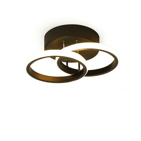 

OUKANING Acrylic Ceiling Light Home Lamp Modern Living Room Bedroom Round 18W