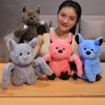 thumbnail image 2 of 24cm Creative Cartoon Bat Plush Toy Dark Elf Cute Bat Baby Soft Personality With Sleep Storytelling Plush Toy Gift For Childrendark grey Deng Xun unisex, 2 of 2