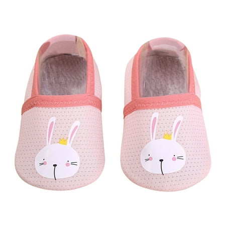 

12-18 Months Socks Shoes For Newborn Infant Girls Boys Spring Summer Baby Socks Floor Socks Anti-skid Cool Insulation Indoor Soft Soled Shoes Socks Pink