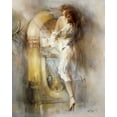 thumbnail image 2 of Haenraets, Willem 12x14 Gold Ornate Wood Framed with Double Matting Museum Art Print Titled - Lost in time, 2 of 4