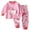 DD46-Hot Pink, variant on Hessimy Toddler Kids Toddler Girls Boys Soft Comfy Modal Tencel Solid Raglan Sleepwear Toddler Pajamas Pjs 2pcs Set (Dark Blue,3-6 Months)