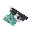 thumbnail image 3 of Tarjeta PCIE serie de menos de 40 °C a 85 °C, 2 puertos PCI Express X1 a DB9 COM RS232, adaptador/controlador para Windows, 3 of 14