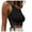 Black, variant on Youmylove Womens Casual Tops Summer Solid Color Crop Top Square Neck Sleeveless Tie Up Vest Tee Shirt Slim Versatile Outfits