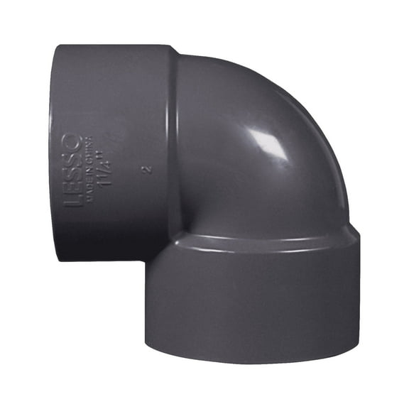 Lesso America 808-030, Plumbing, PVC Pipe Fitting,90°Ell , SCH80, 3"