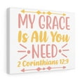 thumbnail image 4 of Scripture Walls  My Grace Is 2 Corinthians 12:9 Bible Verse Canvas Christian Wall Art Ready to Hang Unframed, 4 of 12