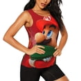 thumbnail image 2 of Lsque Mario Printed Workout Tank Tops for Women, Athletic Sports Tank Tops, Compression Sleeveless Dry Fit Shirts,Sleeveless Yoga Shirt-Large, 2 of 9