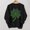 A877 Black, variant on St. Patrick's Day Sweatshirt for Women Artistic Line Art Clover Graphic Crewneck Long Sleeve Pullover Soft Fabric Festive Party Clothes