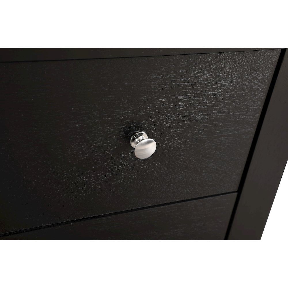Glory Furniture Burlington Media Chest in Black Color