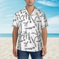 thumbnail image 2 of Susaid Lavender Flowers Print Short Sleeve Shirts Button Down Casual Shirts Summer Beach Aloha Button Down Short Sleeve for Men ,Large, 2 of 7