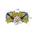 thumbnail image 7 of RADIANCE Goods Tiffany-Glass Dragonfly Window Panel 13x22, 7 of 7