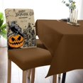 thumbnail image 5 of Fall Chair Covers Set of 4 Thanksgiving Chair Covers for Dining Chairs Orange Pumpkin Maple Leaf Vintage Farm Wooden Plank Stretch Removable Chair Slipcovers for Dining Room Kitchen Holiday Party, 5 of 6