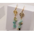 thumbnail image 4 of Handmade Amazonite Natural Drop Earrings , Stone Earrings, 4 of 8