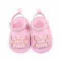 thumbnail image 2 of Otqutp Kids Fashion Shoes Baby Girls PU Leather Soft Open Toe Summer Sandals Flower Princess Flat Shoes For Summer, 2 of 8