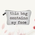 thumbnail image 1 of OUNONA 1Pcs Makeup Bag Waterproof Polyester Printing Makeup Bag for Women Daily Use, 1 of 8