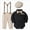 C13--Black, variant on 24Months Toddler Boy Girl Fall Winter 2Pcs Outfit Long Sleeve Hooded Pullover Drawstring Pants Set Fall Winter Set 6-12 Months 12-24 Months 2T 3T 4T 5T 6T 7T 8T 9T Children,Watermelon Red