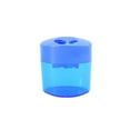 thumbnail image 2 of CoreLiving Handheld Pencil Sharpener with Lid, Dual Holes Compact Manual Sharpener for Colored Pencils, Small Portable Sharpener for Home Office, Blue, 2 of 8