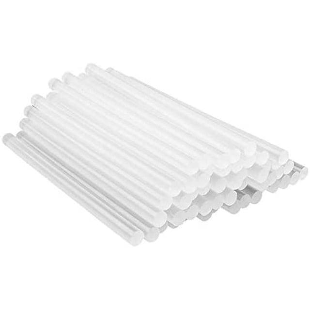 Cartuchos universales de pegamento caliente | Barras de pegamento caliente para pistolas de pegamento caliente grandes | Barras de pegamento caliente | Ø 11mm | 20 cm de largo | 50 piezas