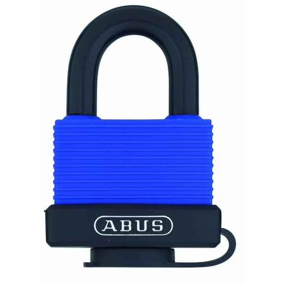 ABUS 70IB/45 KD Solid Brass Weatherproof Padlock Keyed Different with Stainless Steel Shackle, Blue