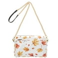thumbnail image 2 of FORMRS Women Crossbody Purse with Chain Strap Vegan Leather Shoulder Handbag, Watercolor Autumn Leaves, 2 of 7