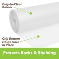 thumbnail image 6 of (2 pack) Clear Classic EasyLiner Shelf Liner, Clear 20" x 12' Roll, 6 of 16