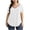 03# White, variant on Plus Size Women's Oversized V-Neck Swing Top Plus Size Loose T-Shirt with High-Low Hemline Casual Flowy Blouse Soft Cotton Summer L-5XL
